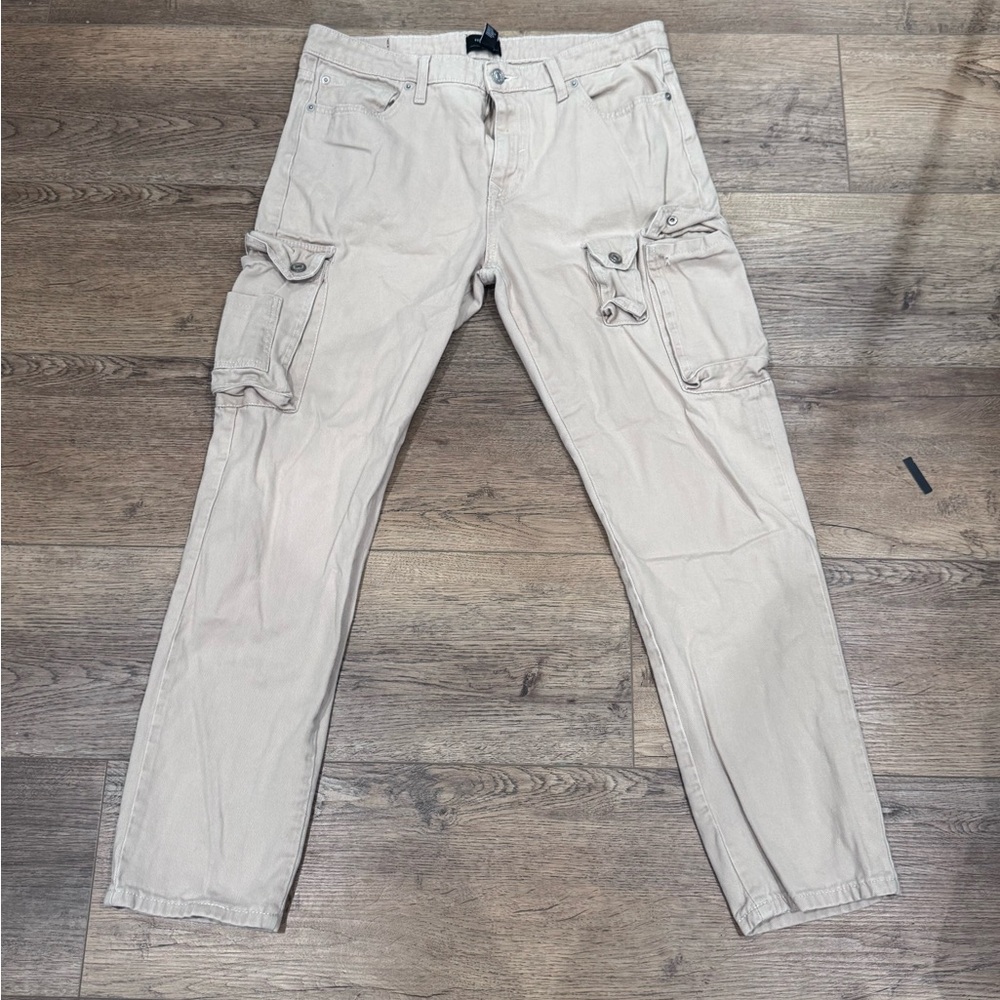 Forever 21 Men's Light Tan Cargo Pants